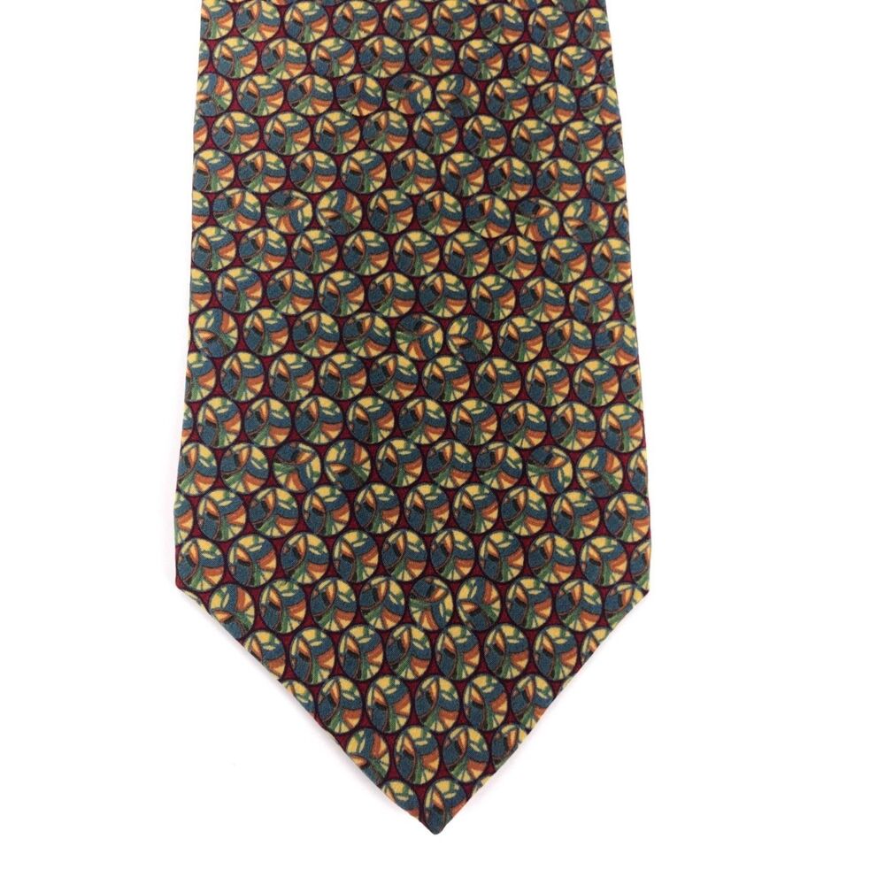 J. Garcia Clockworks Collection Eight All Silk Tie Men's Colorful Necktie 58"